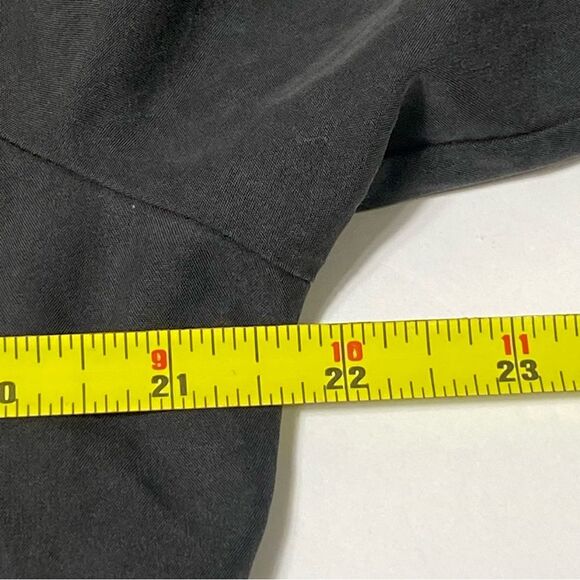 Outerwear Lyocell Lightweight Zipper Front Coat In Charcoal Gray Women's Size 10 - Picture 3 of 15